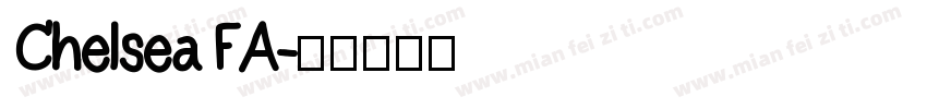 Chelsea FA字体转换